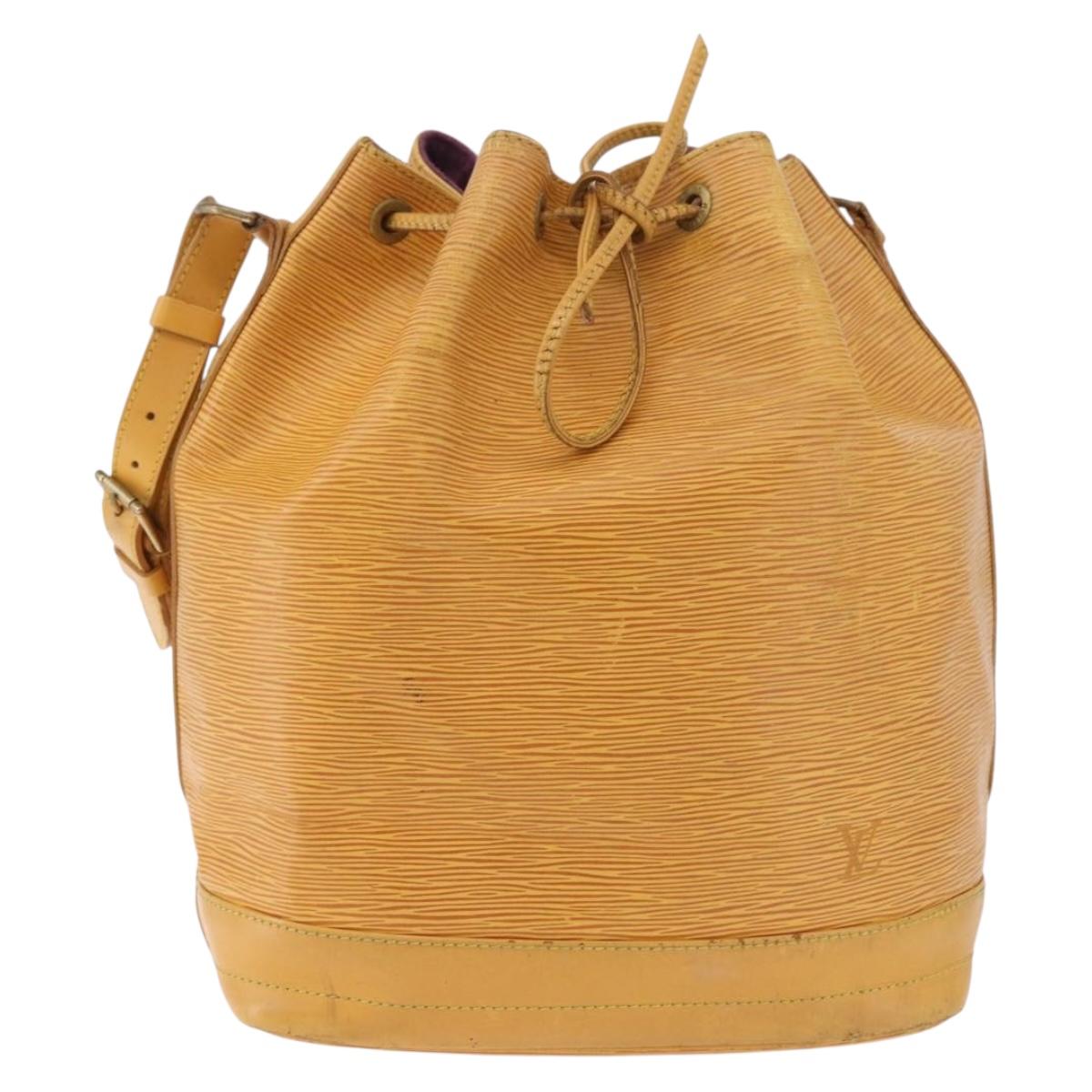 LOUIS VUITTON Epi Noe Shoulder Bag Tassili Yellow M44009 LV Auth BA13339