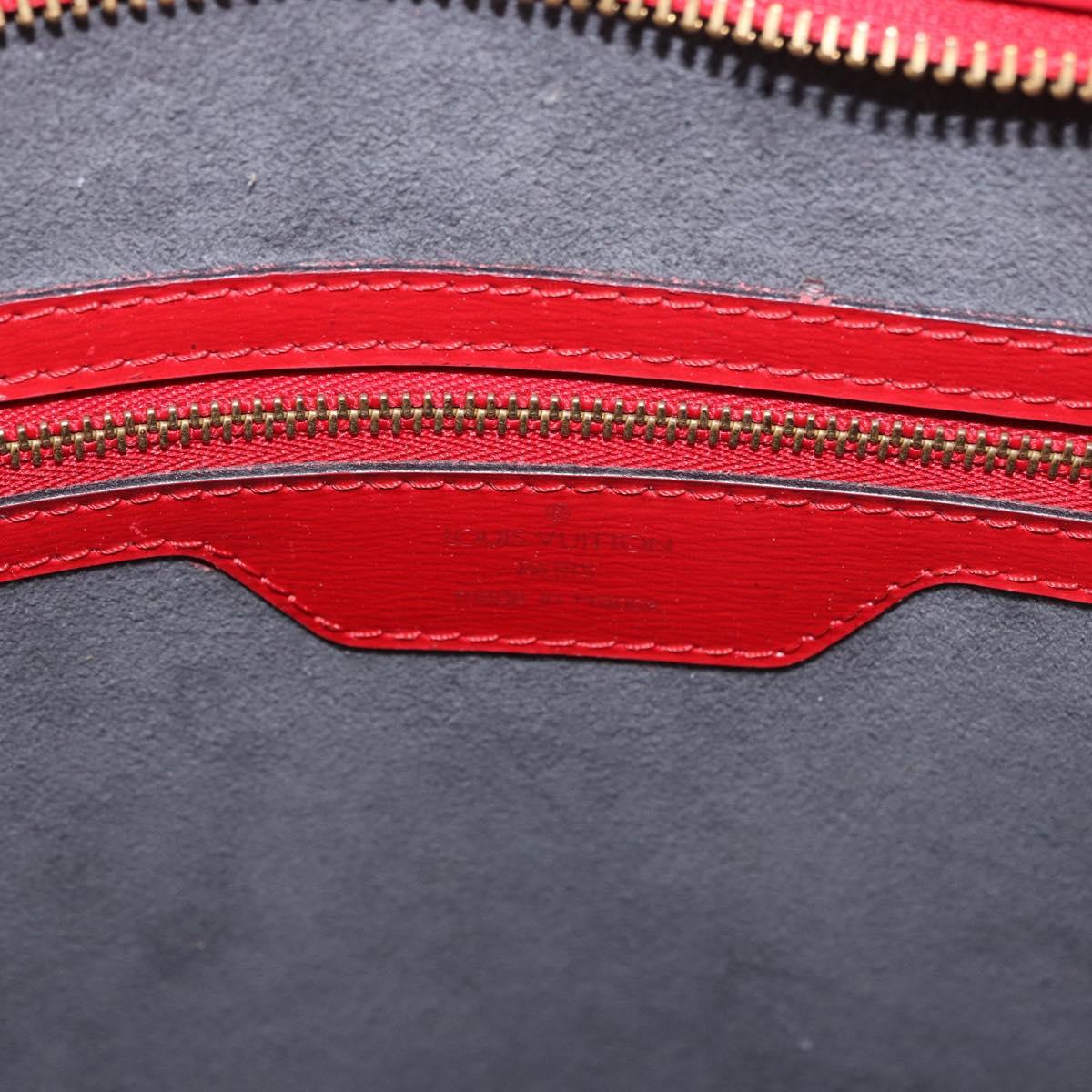 LOUIS VUITTON Epi Saint Jacques Shopping Shoulder Bag Red M52277 LV Auth BA13343
