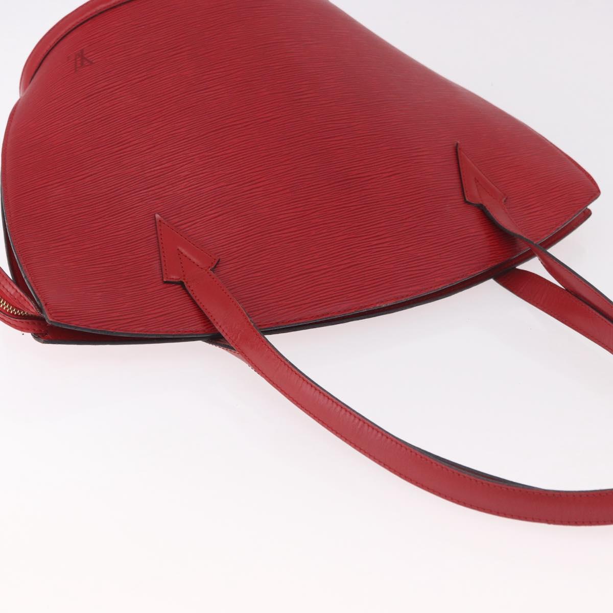 LOUIS VUITTON Epi Saint Jacques Shopping Shoulder Bag Red M52277 LV Auth BA13343