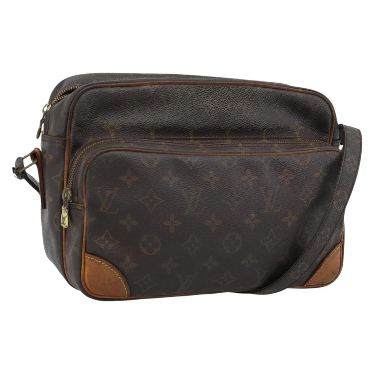 LOUIS VUITTON Monogram Nile Shoulder Bag M45244 LV Auth BA13344