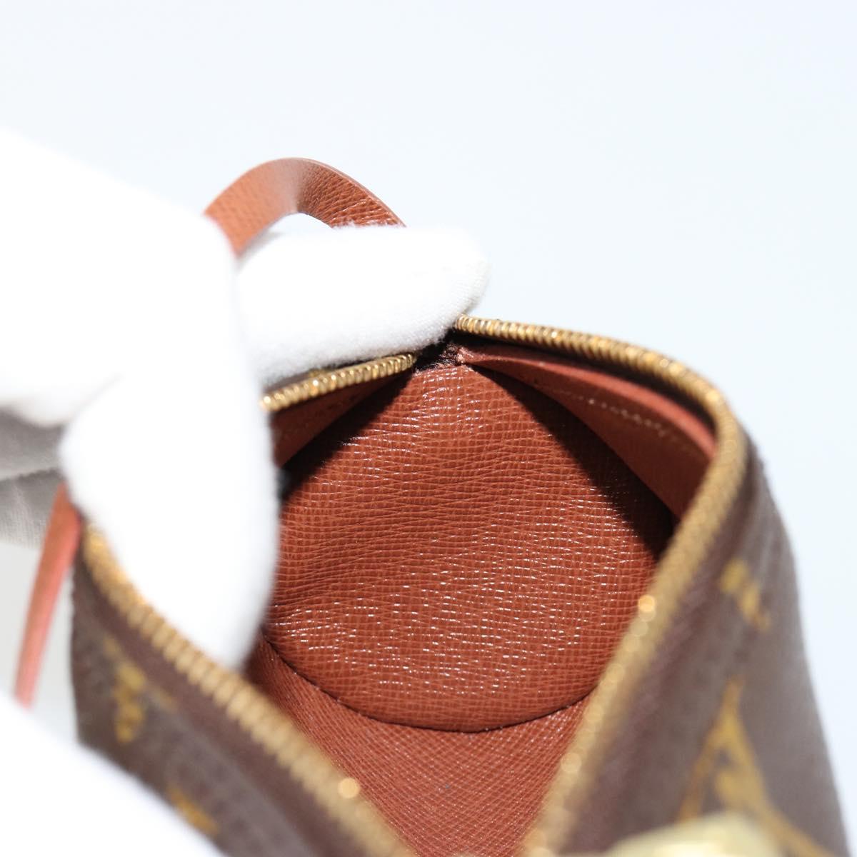 LOUIS VUITTON Monogram Papillon Pouch LV Auth BA13346A
