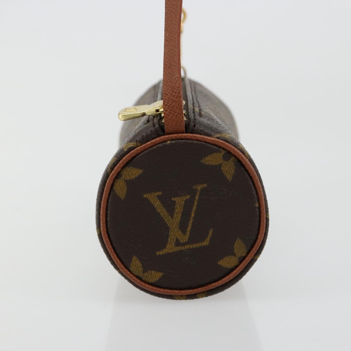 LOUIS VUITTON Monogram Papillon Pouch LV Auth BA13346A