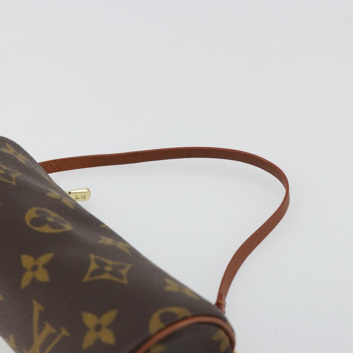 LOUIS VUITTON Monogram Papillon Pouch LV Auth BA13346A