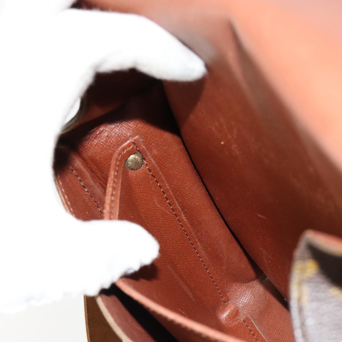 LOUIS VUITTON Monogram Cartouchiere MM Shoulder Bag M51253 LV Auth BA13348