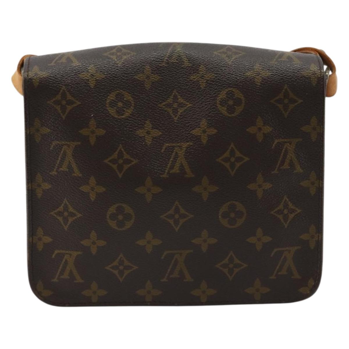 LOUIS VUITTON Monogram Cartouchiere MM Shoulder Bag M51253 LV Auth BA13348