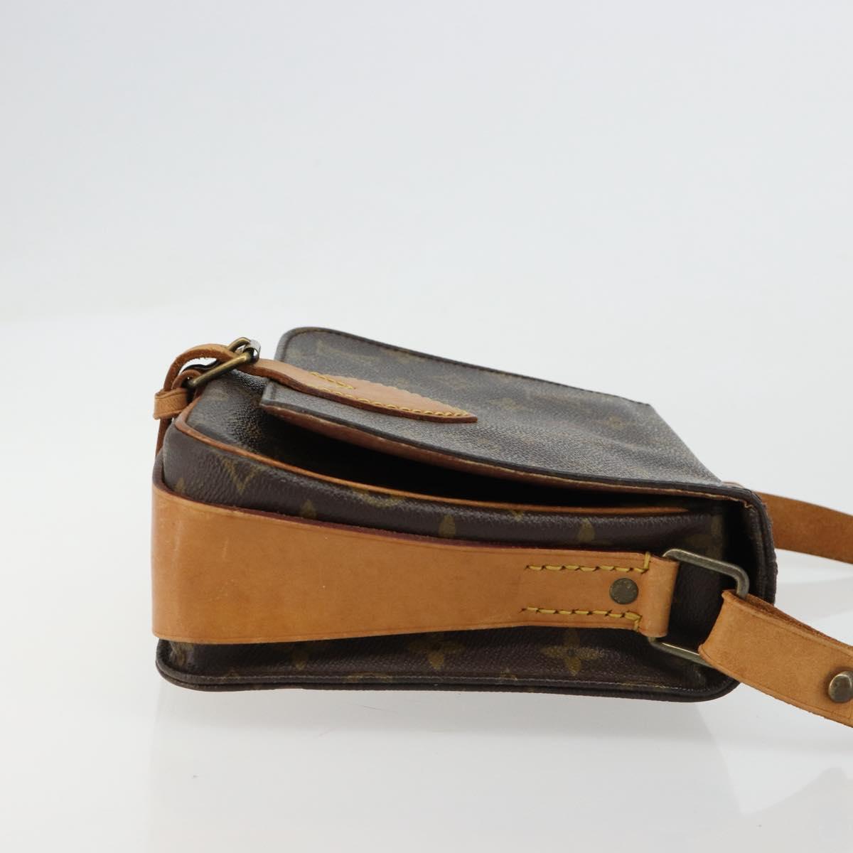 LOUIS VUITTON Monogram Cartouchiere MM Shoulder Bag M51253 LV Auth BA13348