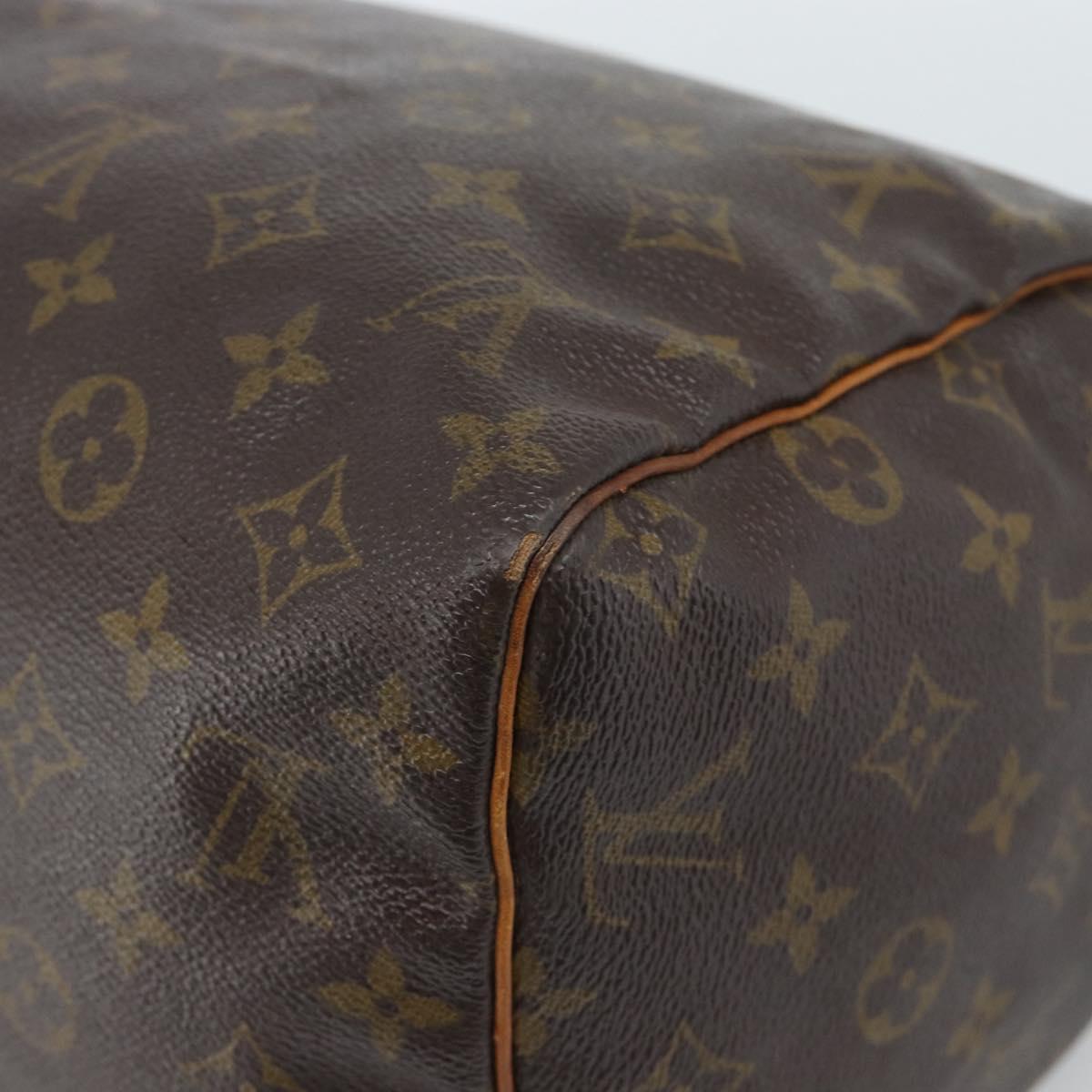 LOUIS VUITTON Monogram Speedy 30 Hand Bag M41526 LV Auth BA13352