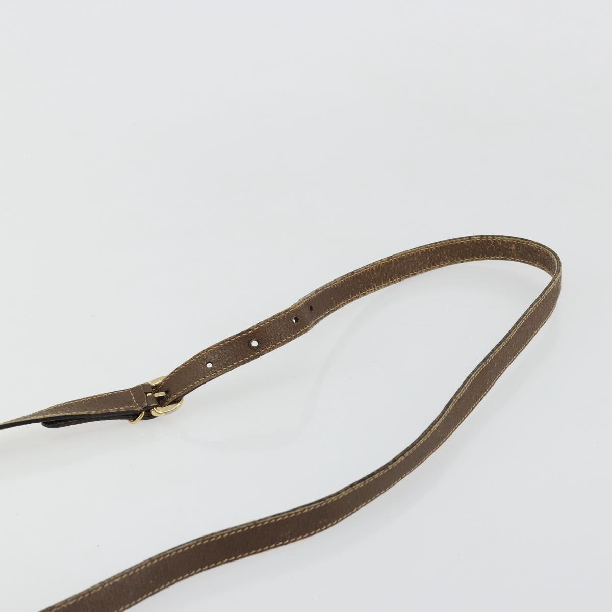 GUCCI GG Supreme Shoulder Bag PVC Beige Gold 001 58 6594 Auth BA13354