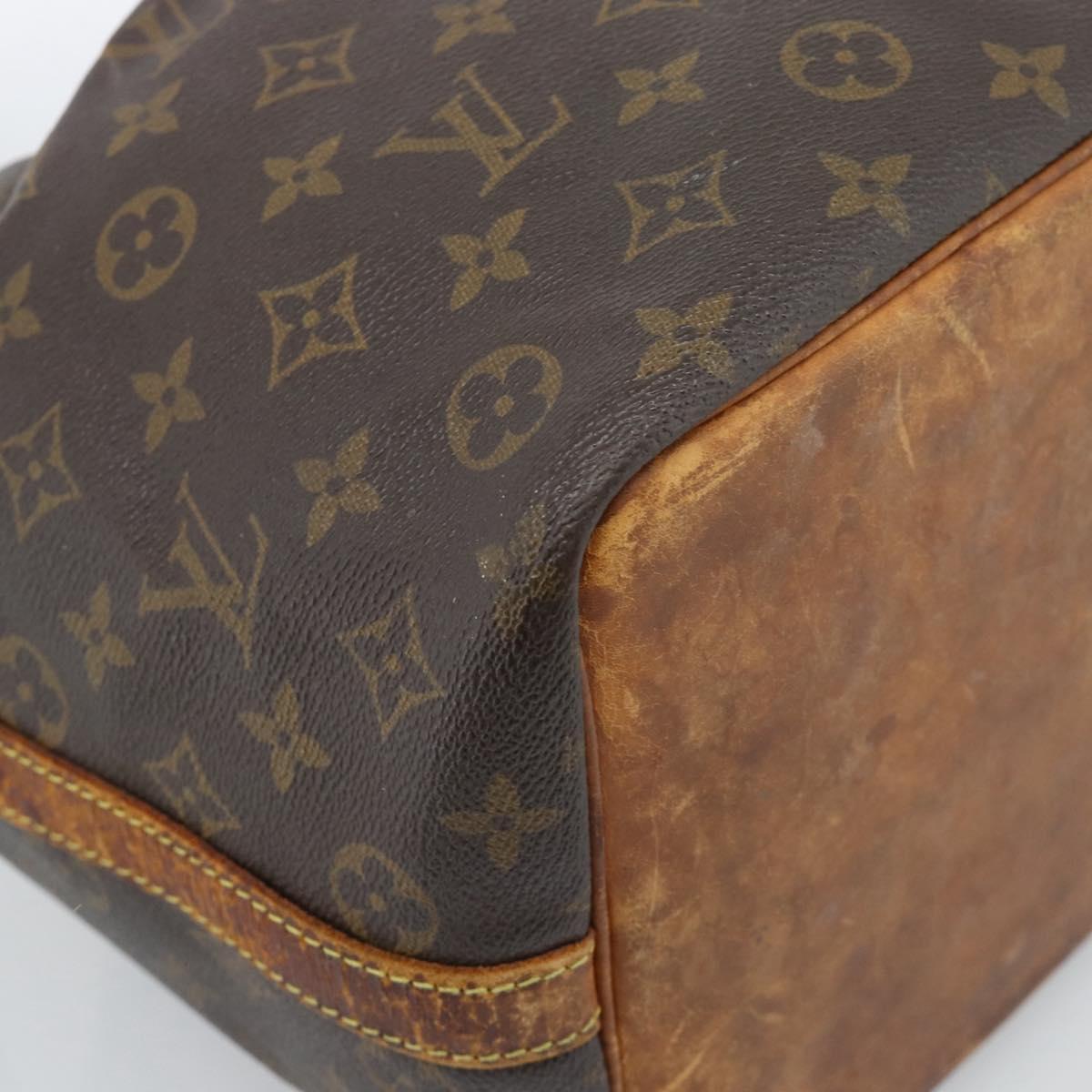 LOUIS VUITTON Monogram Petit Noe Shoulder Bag M42226 LV Auth BA13359