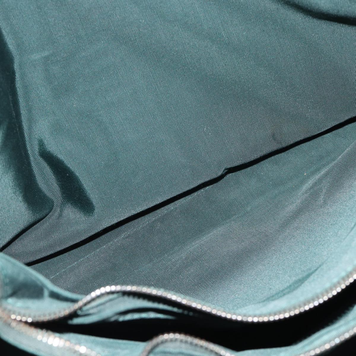 CHANEL Tote Bag Leather Green CC Auth BA13362V