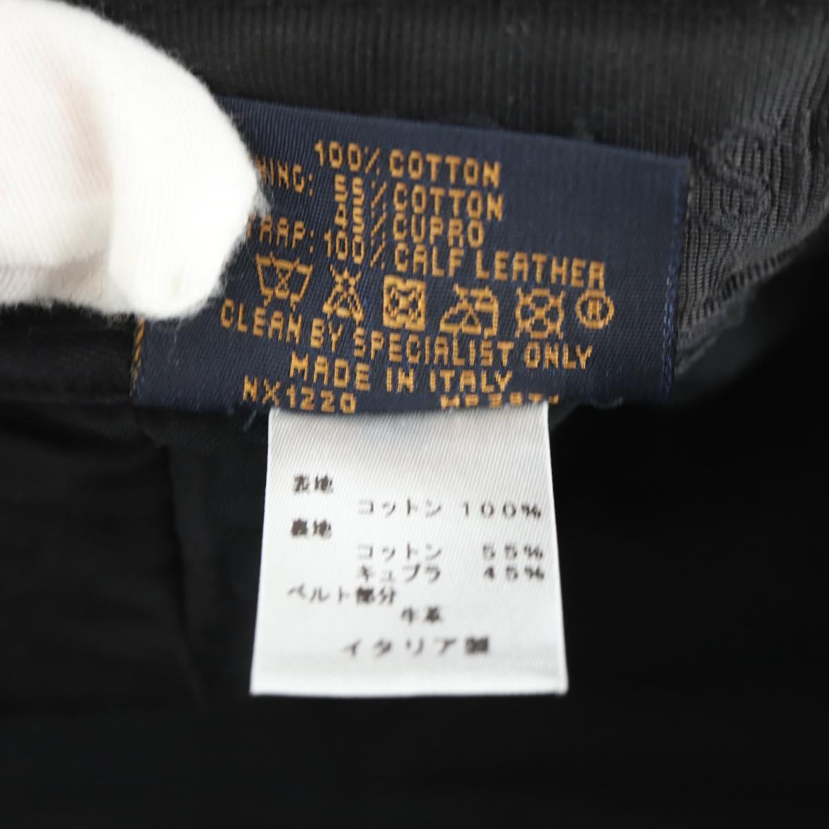 LOUIS VUITTON Monogram Denim Casquette Monogram Tapestry MP2871 Auth BA13372M