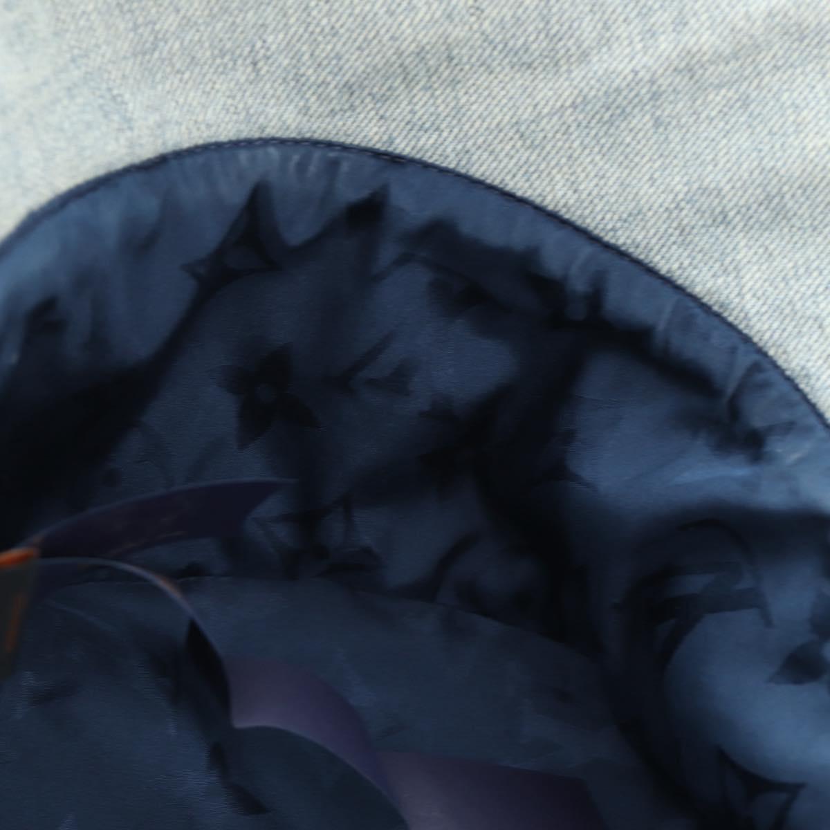 LOUIS VUITTON Hat Denim Blue M7154M LV Auth BA13373SM