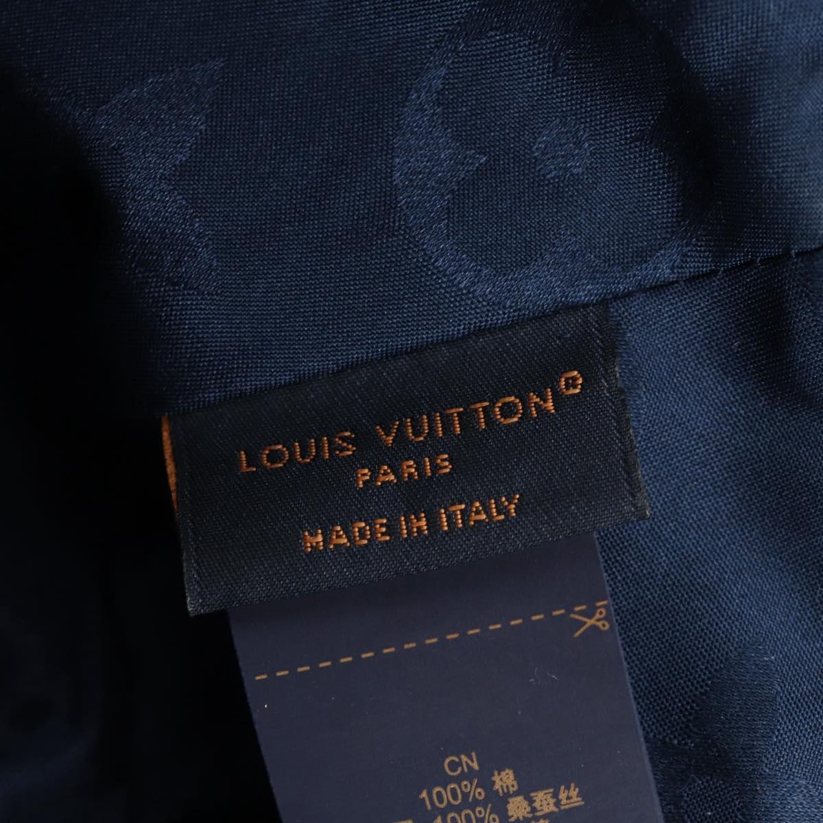 LOUIS VUITTON Hat Denim Blue M7154M LV Auth BA13373SM