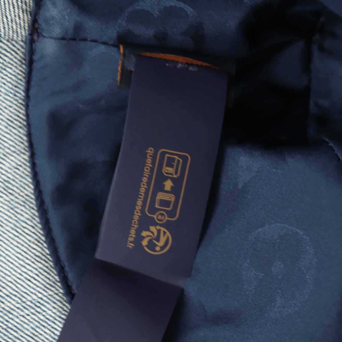 LOUIS VUITTON Hat Denim Blue M7154M LV Auth BA13373SM