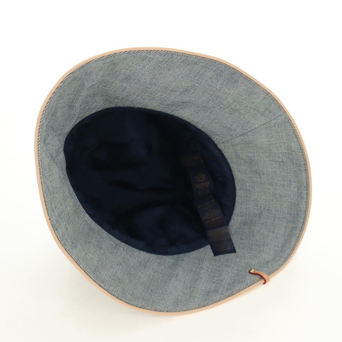 LOUIS VUITTON Hat Denim Blue M7154M LV Auth BA13373SM
