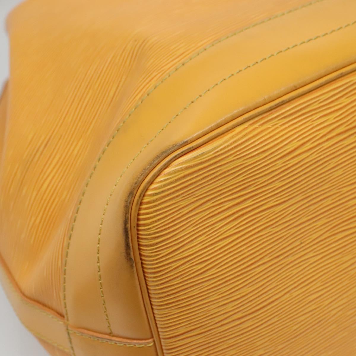 LOUIS VUITTON Epi Noe Shoulder Bag Tassili Yellow M44009 LV Auth BA1338