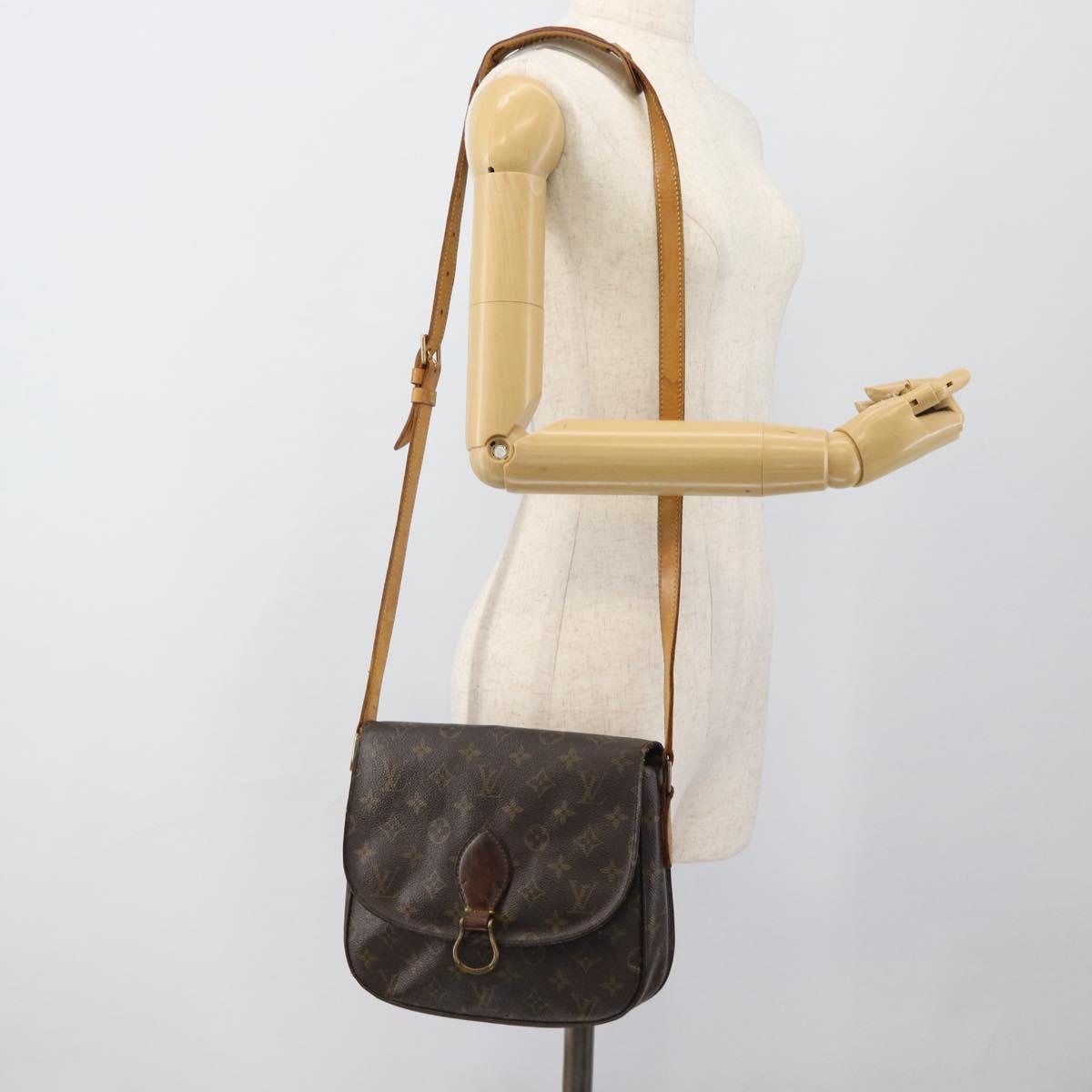 LOUIS VUITTON Monogram Saint Cloud GM Shoulder Bag M51242 LV Auth BA13383
