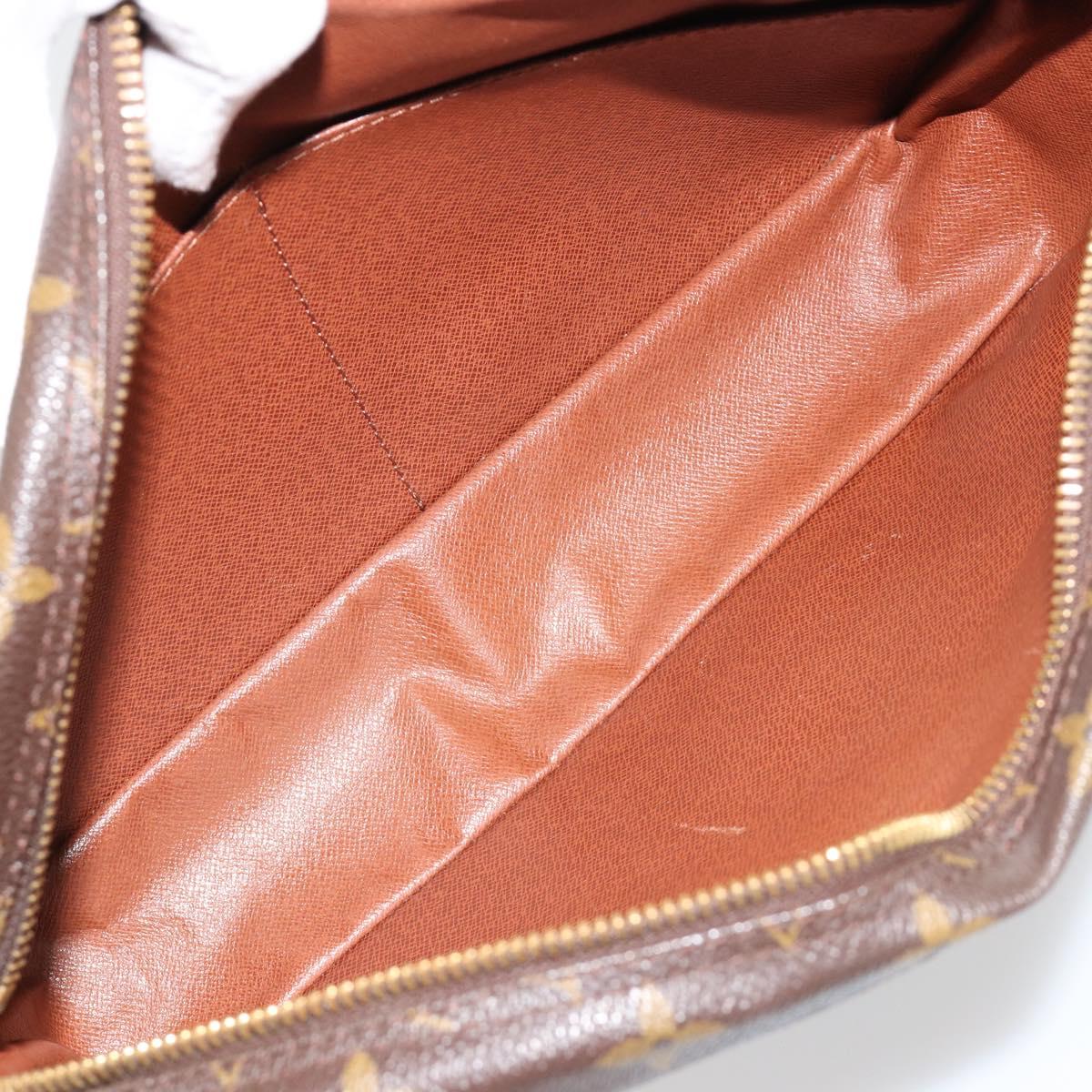 LOUIS VUITTON Monogram Compiegne 28 Clutch Bag M51845 LV Auth BA13393