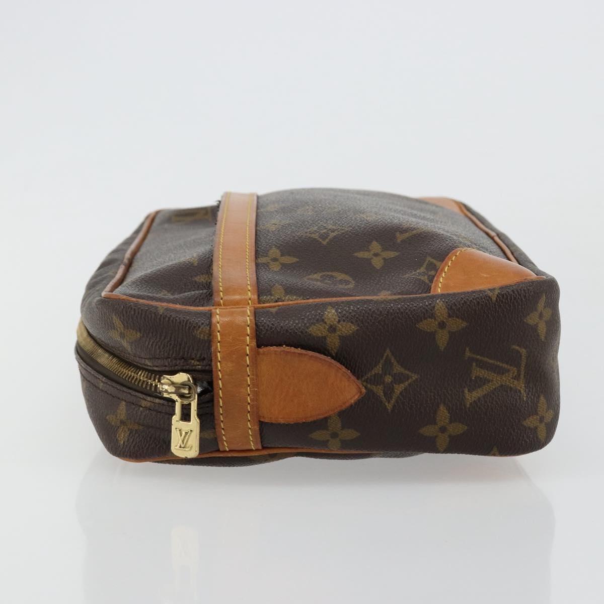 LOUIS VUITTON Monogram Compiegne 28 Clutch Bag M51845 LV Auth BA13393
