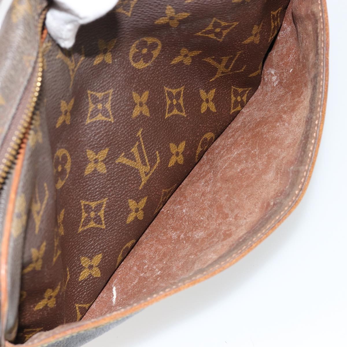 LOUIS VUITTON Monogram Compiegne 28 Clutch Bag M51845 LV Auth BA13395