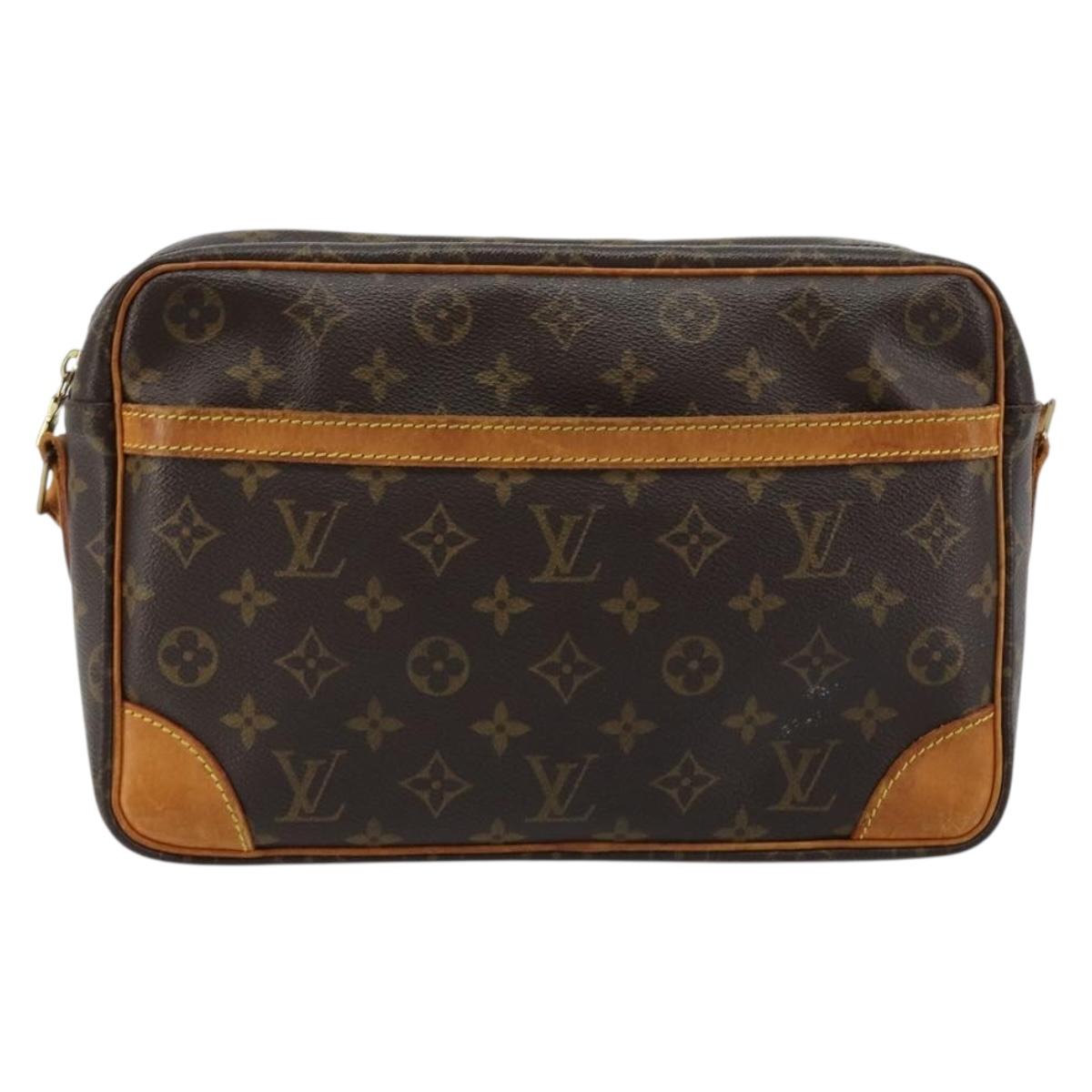 LOUIS VUITTON Monogram Trocadero 30 Shoulder Bag M51272 LV Auth BA13396