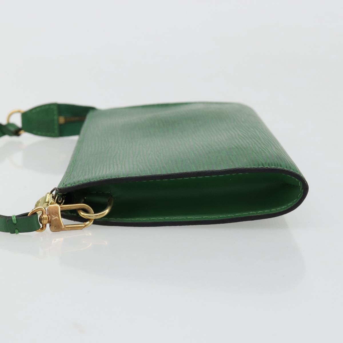 LOUIS VUITTON Epi Pochette Accessoires Pouch Green M52984 LV Auth BA13400