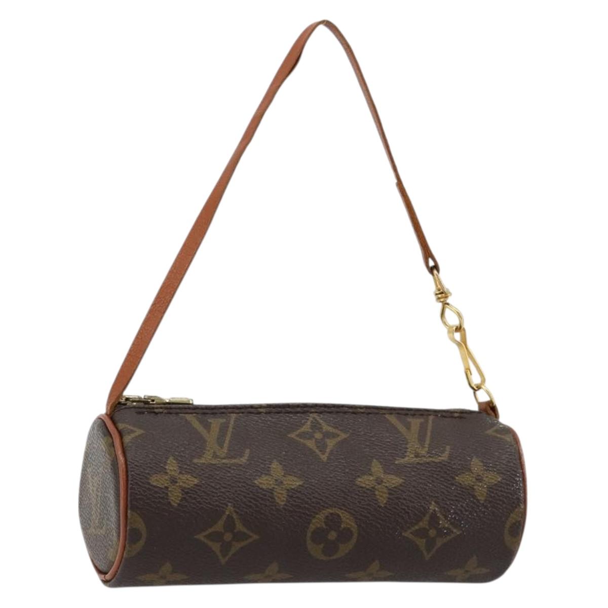 LOUIS VUITTON Monogram Papillon Pouch LV Auth BA13403