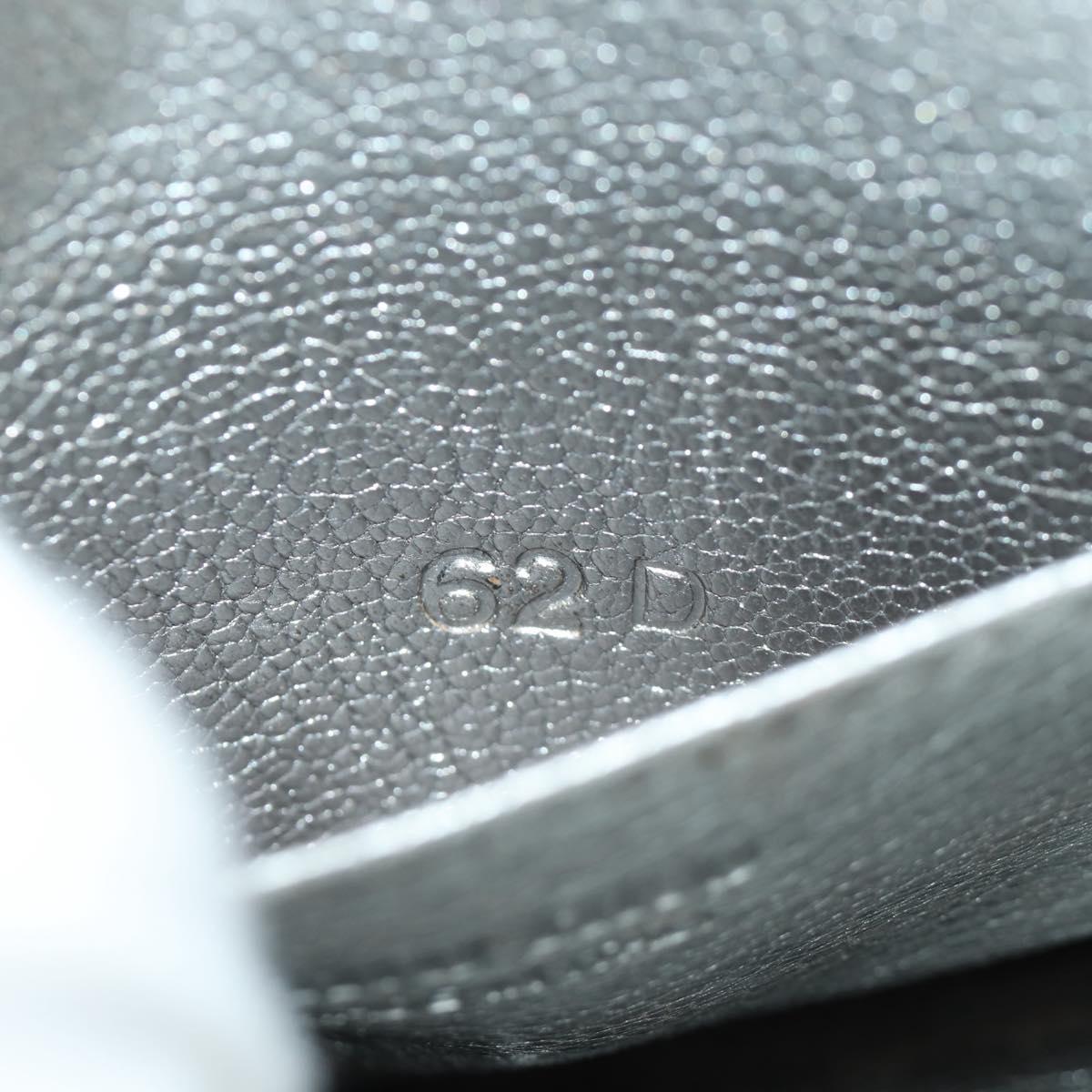 Miu Miu Shoulder Bag Leather Silver Auth BA13407M
