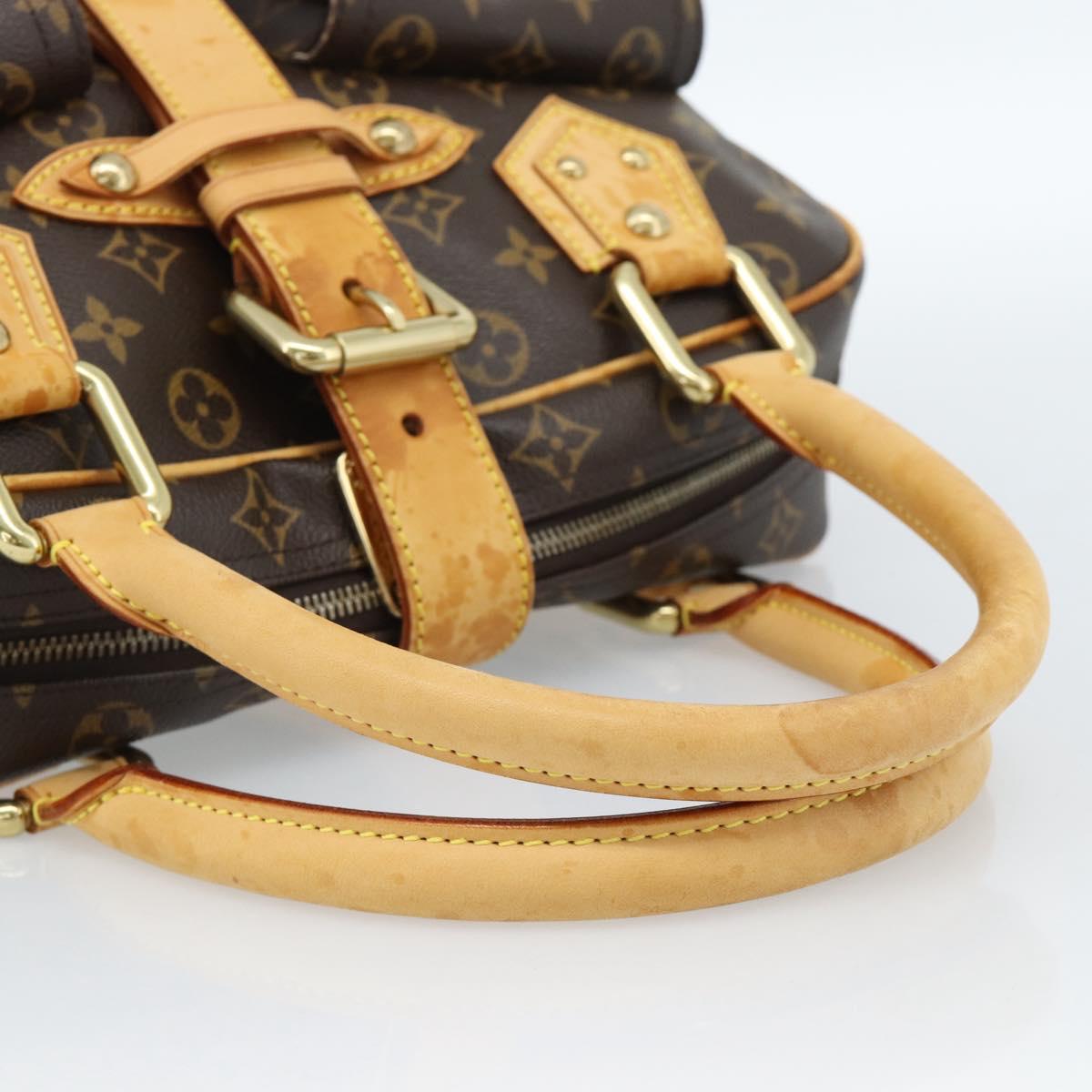 LOUIS VUITTON Monogram Manhattan GM Hand Bag M40025 LV Auth BA13411