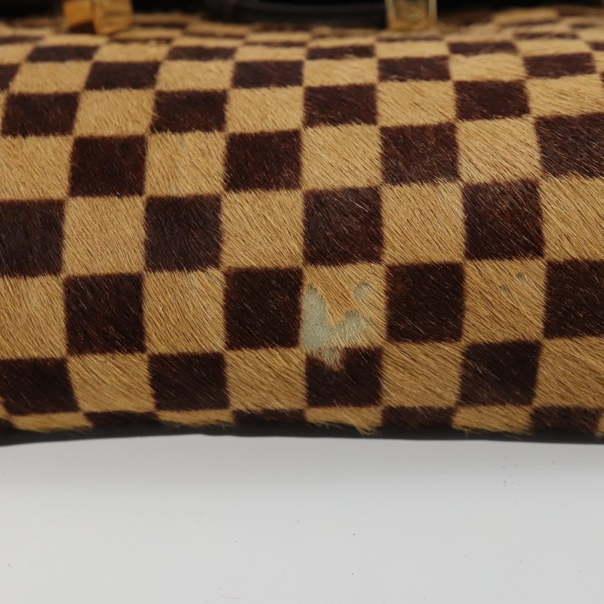 LOUIS VUITTON Damie sovage Gazelle Bag Harako leather Brown M92130 Auth BA13418