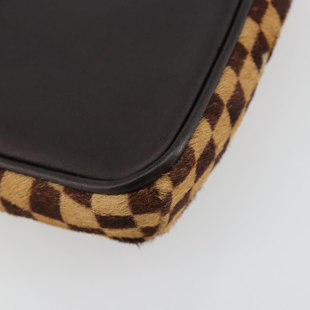 LOUIS VUITTON Damie sovage Gazelle Bag Harako leather Brown M92130 Auth BA13418