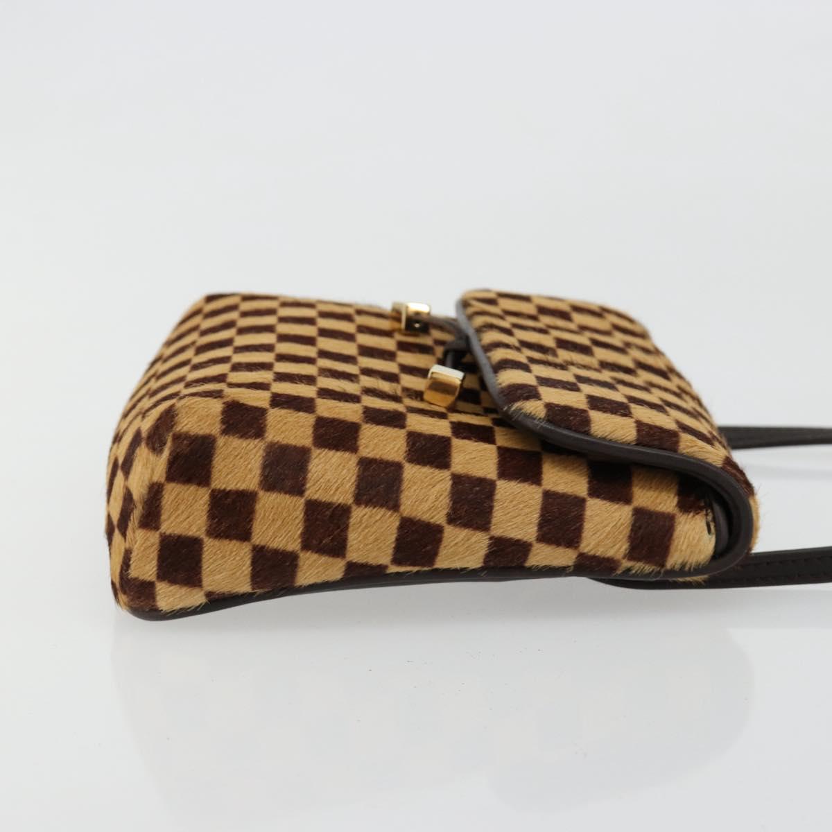 LOUIS VUITTON Damie sovage Gazelle Bag Harako leather Brown M92130 Auth BA13418