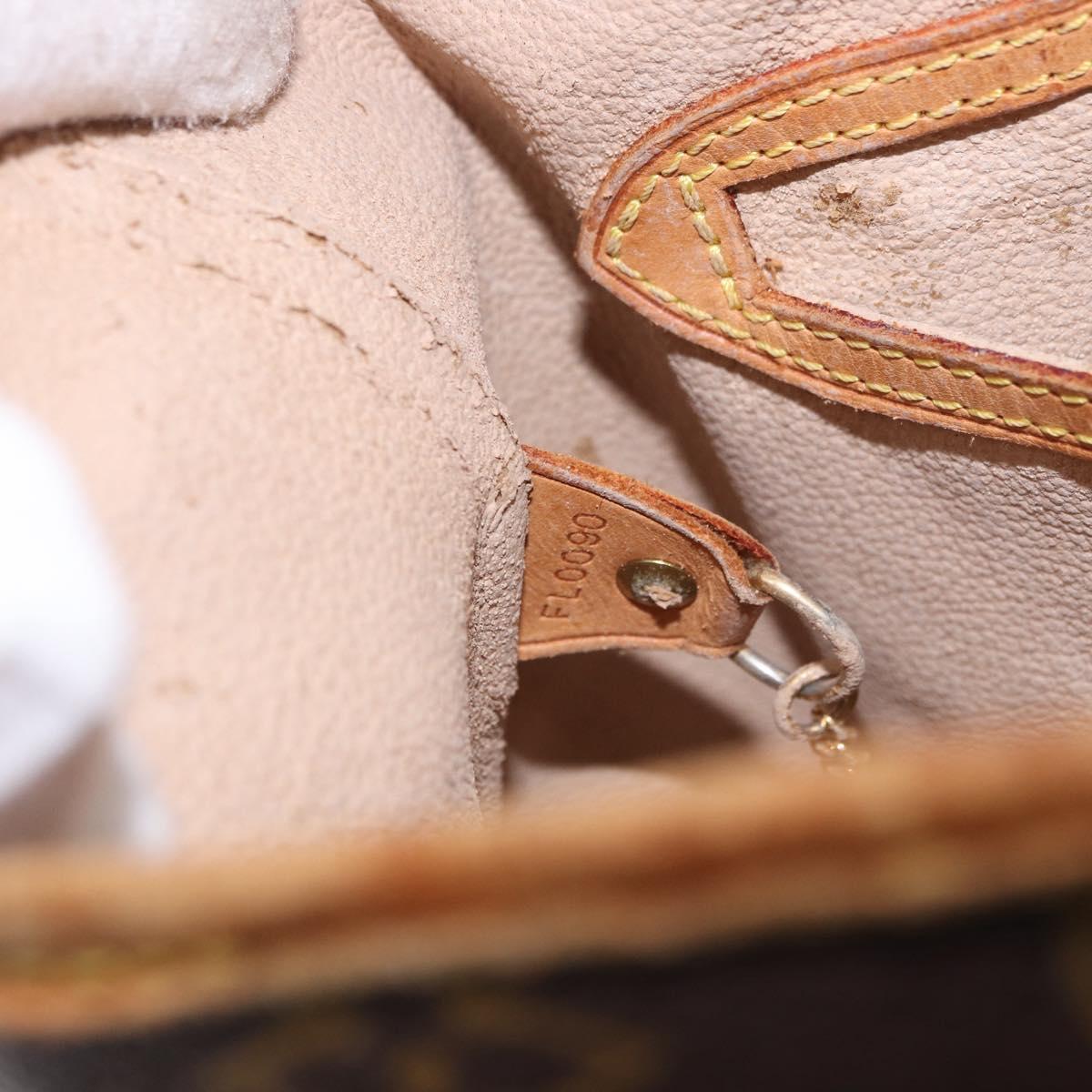 LOUIS VUITTON Monogram Bucket GM Shoulder Bag M42236 LV Auth BA13423