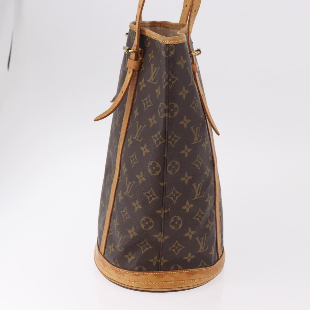 LOUIS VUITTON Monogram Bucket GM Shoulder Bag M42236 LV Auth BA13423