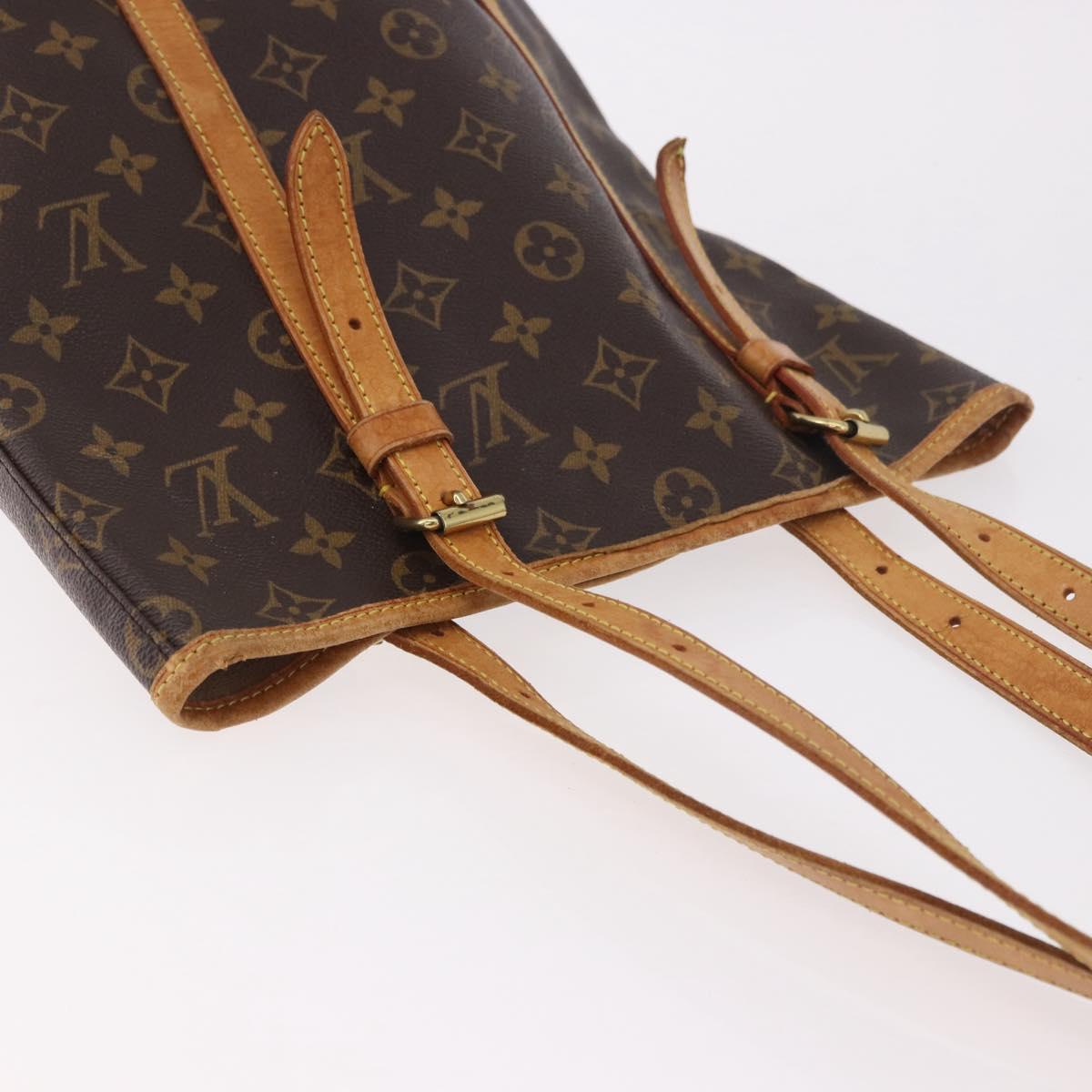 LOUIS VUITTON Monogram Bucket GM Shoulder Bag M42236 LV Auth BA13423