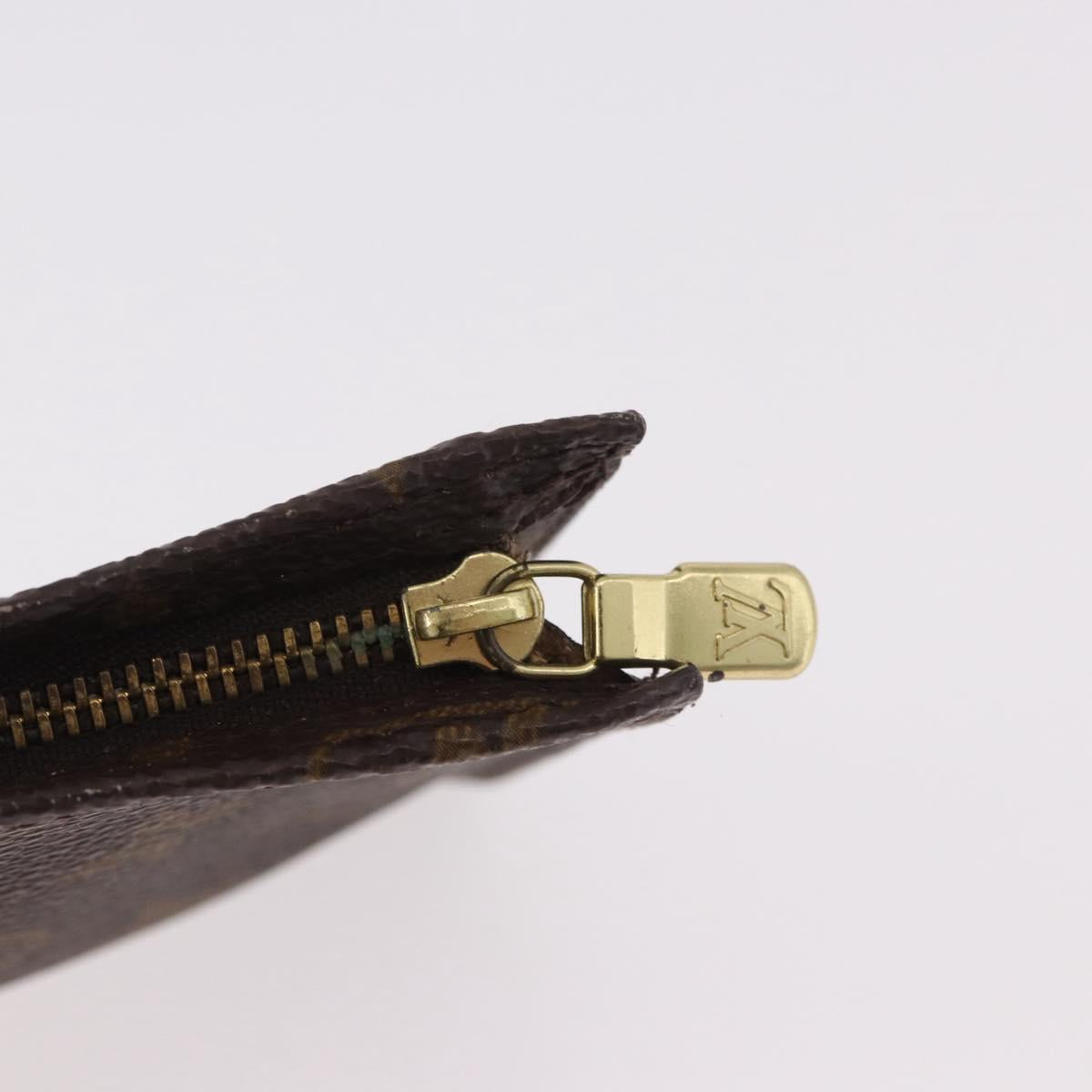 LOUIS VUITTON Monogram Bucket GM Accessory Pouch LV Auth BA13424