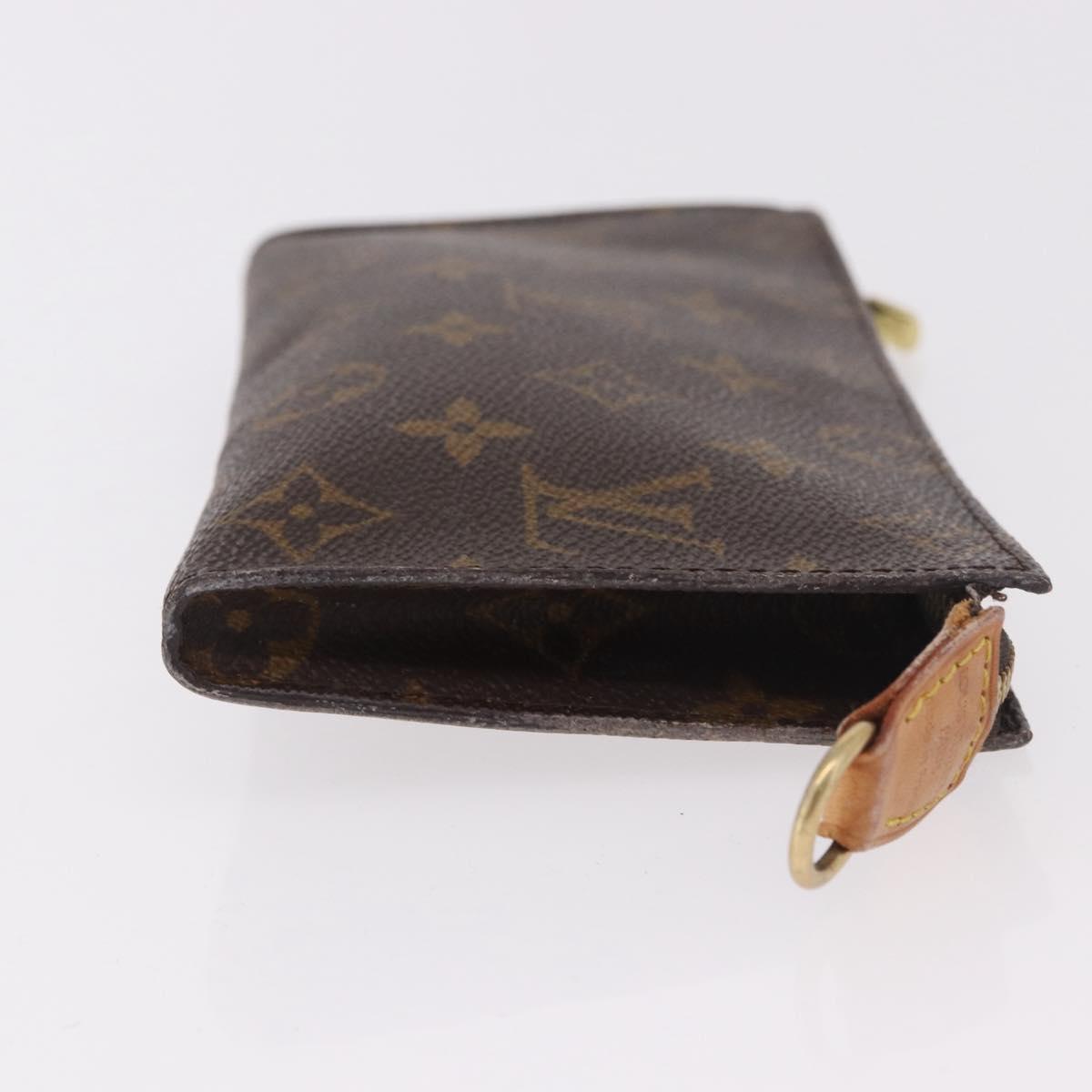 LOUIS VUITTON Monogram Bucket GM Accessory Pouch LV Auth BA13424