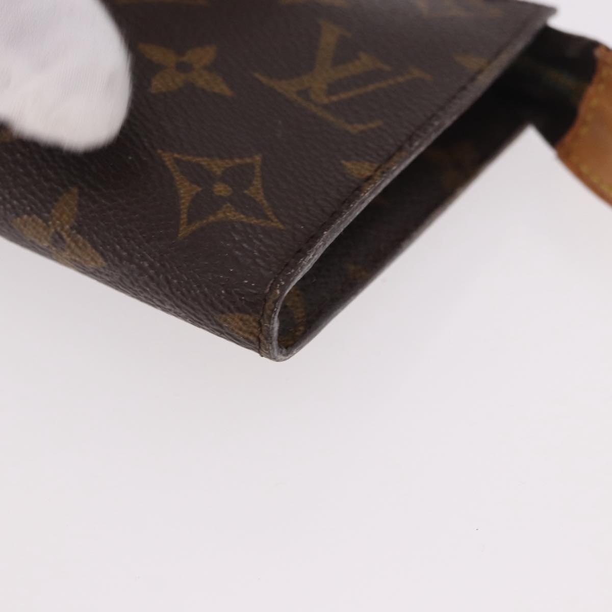 LOUIS VUITTON Monogram Bucket GM Accessory Pouch LV Auth BA13424