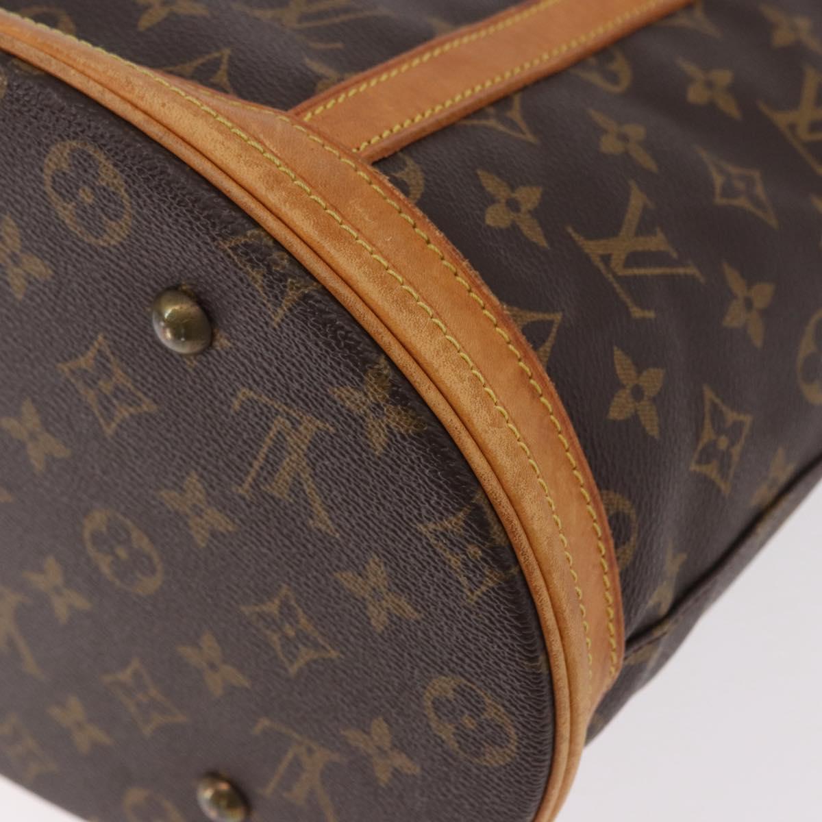 LOUIS VUITTON Monogram Bucket GM Shoulder Bag M42236 LV Auth BA13425