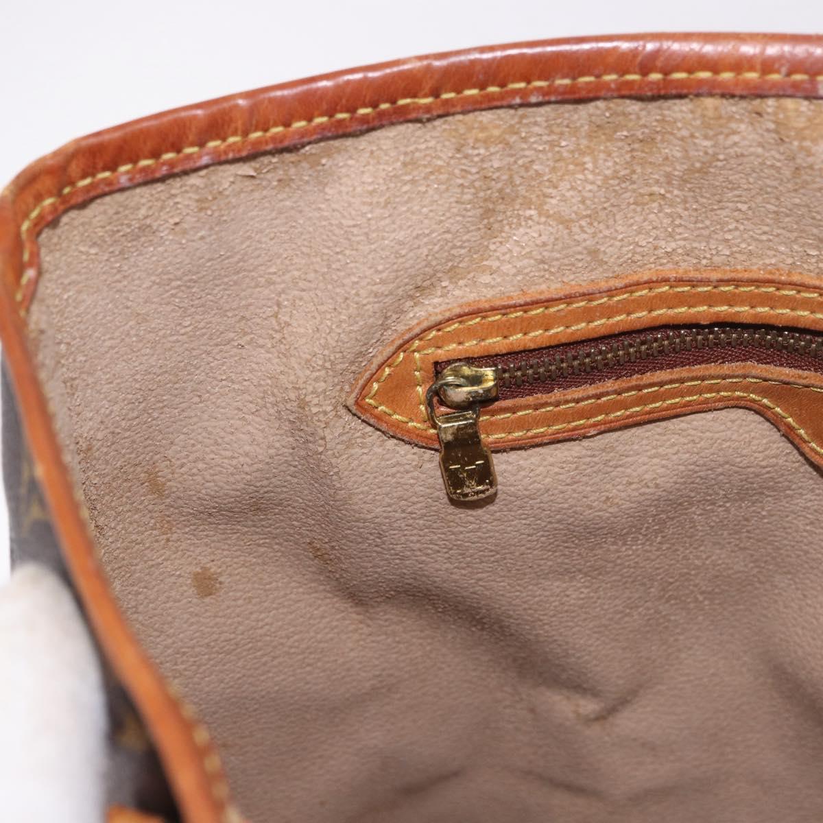 LOUIS VUITTON Monogram Bucket GM Shoulder Bag M42236 LV Auth BA13425