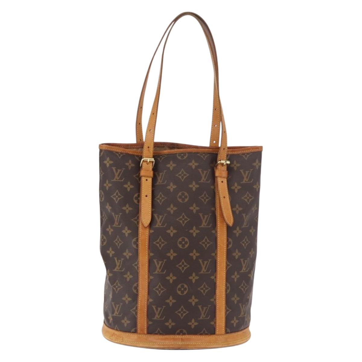 LOUIS VUITTON Monogram Bucket GM Shoulder Bag M42236 LV Auth BA13425