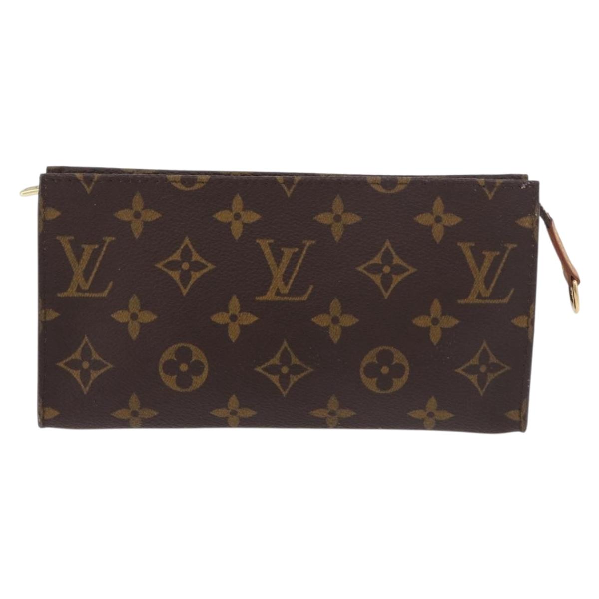 LOUIS VUITTON Monogram Bucket GM Accessory Pouch LV Auth BA13426