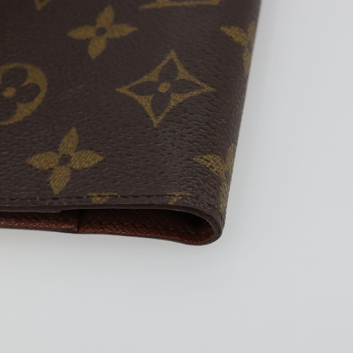 LOUIS VUITTON Monogram Agenda PM Day Planner Cover R20005 LV Auth BA13428