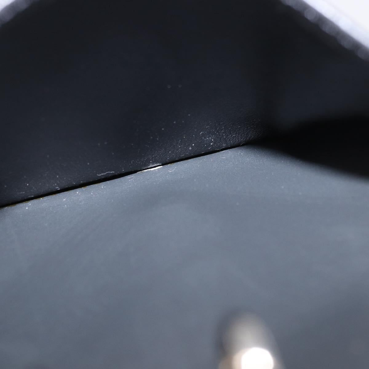 LOUIS VUITTON Monogram mat Agenda PM Planner Cover Black R20932 Auth BA13431A