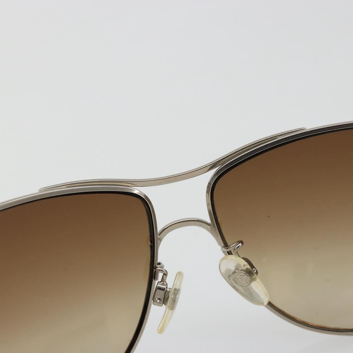 CHANEL Sunglasses plastic Brown CC Auth BA13437M