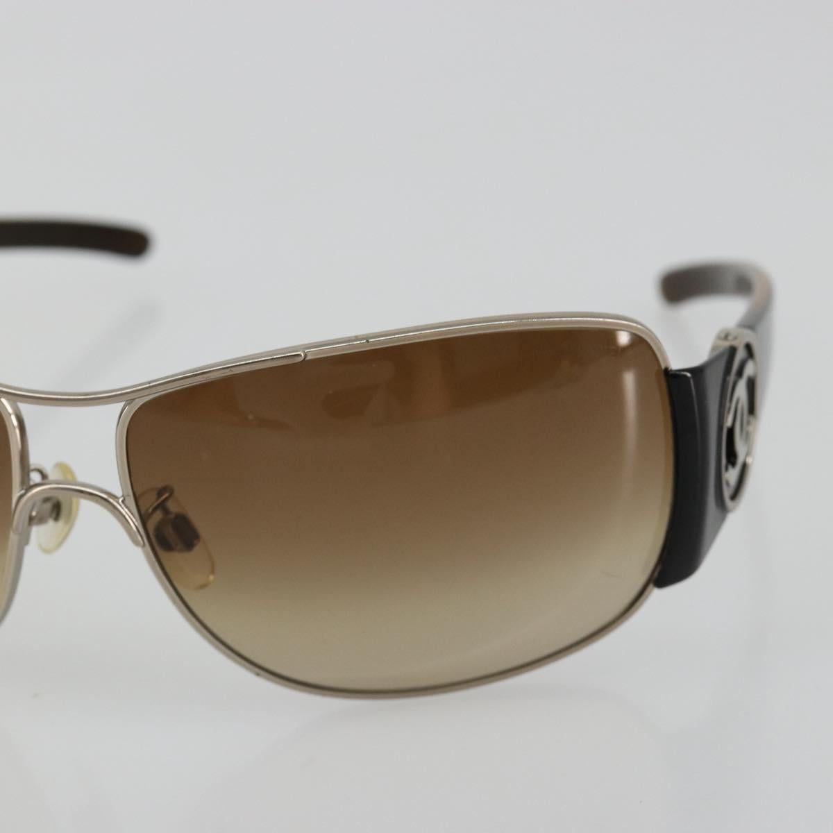 CHANEL Sunglasses plastic Brown CC Auth BA13437M