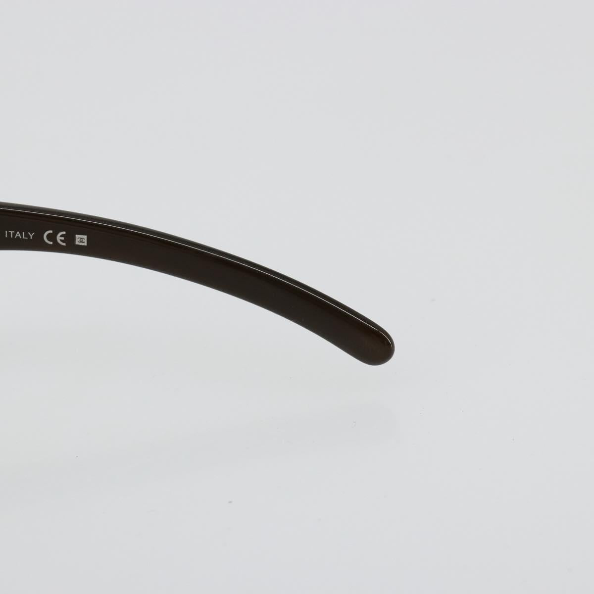 CHANEL Sunglasses plastic Brown CC Auth BA13437M