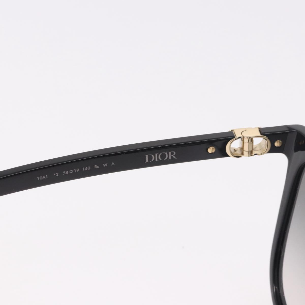 Christian Dior Sunglasses plastic Black Auth BA13443M