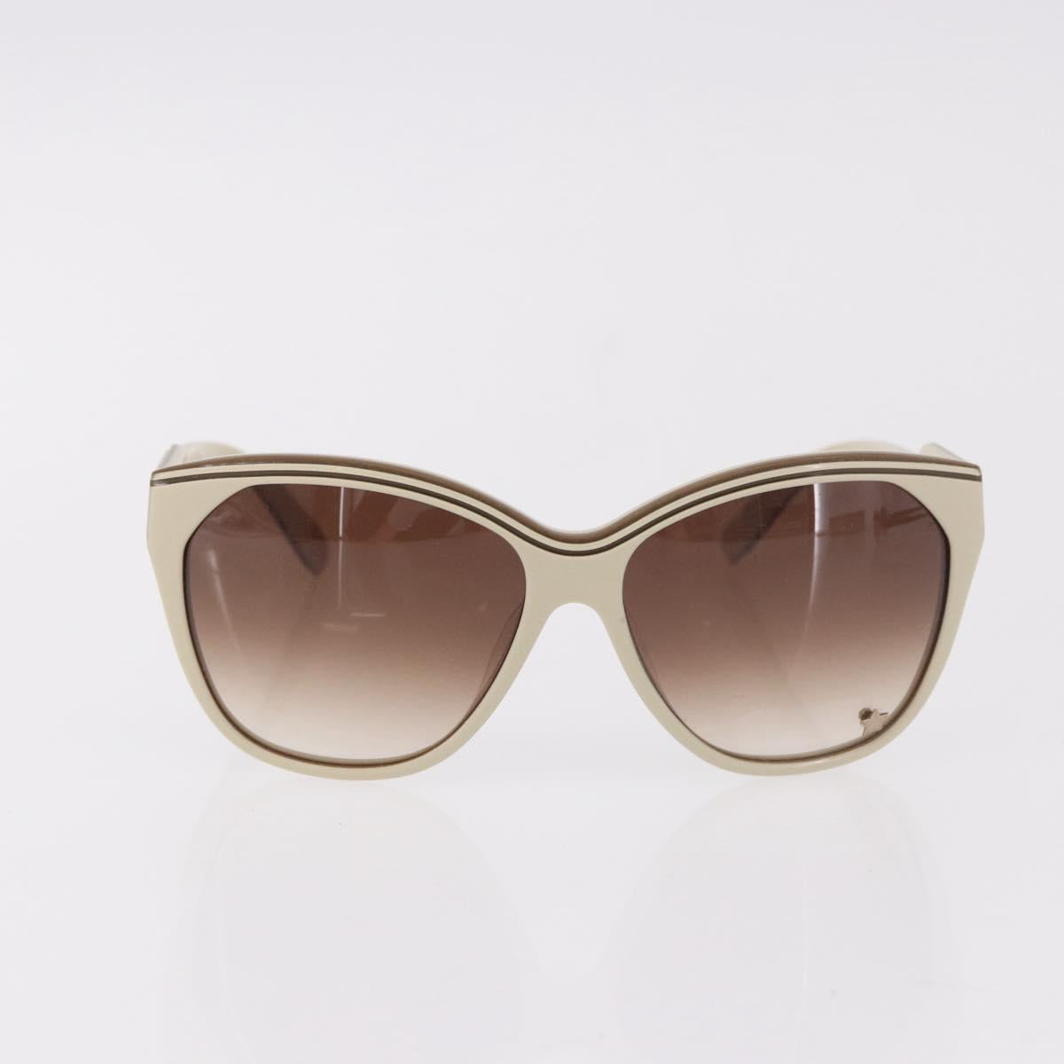 Chloe Saint Laurent Sunglasses plastic 2 Set Blue Ivory Auth BA13444