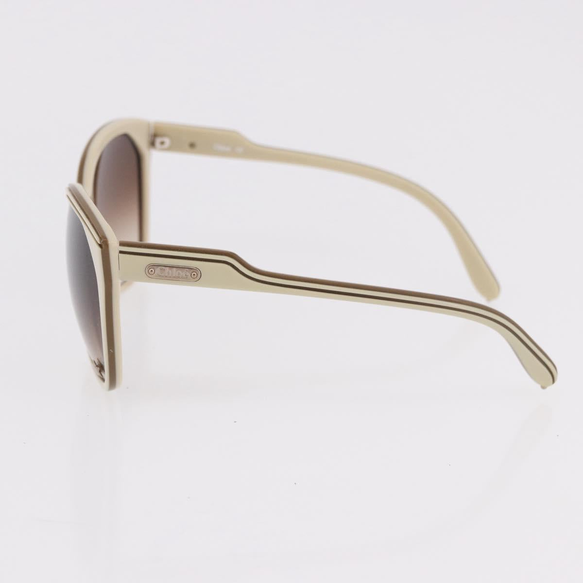 Chloe Saint Laurent Sunglasses plastic 2 Set Blue Ivory Auth BA13444